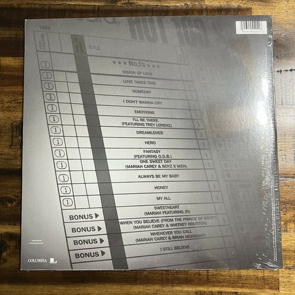Mariah Carey #1s (2-LP) ~ RSD 2022 ~ Limited Edition ~ 4 Bonus Tracks ~ Sealed! - Picture 2 of 2